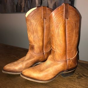 Women’s Frye Billy Pull Congac Boots sz 10